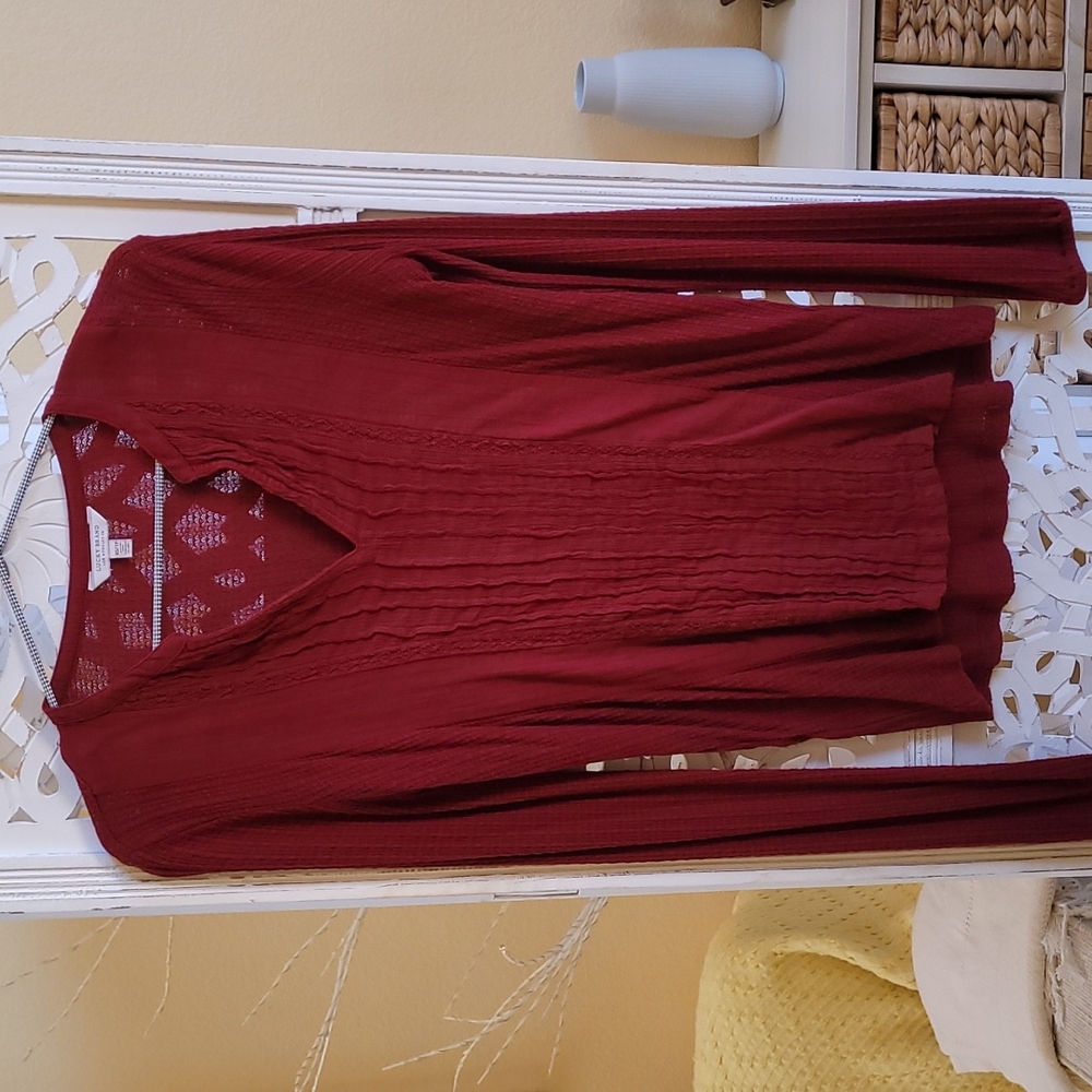 Lucky Brand Red Blouse